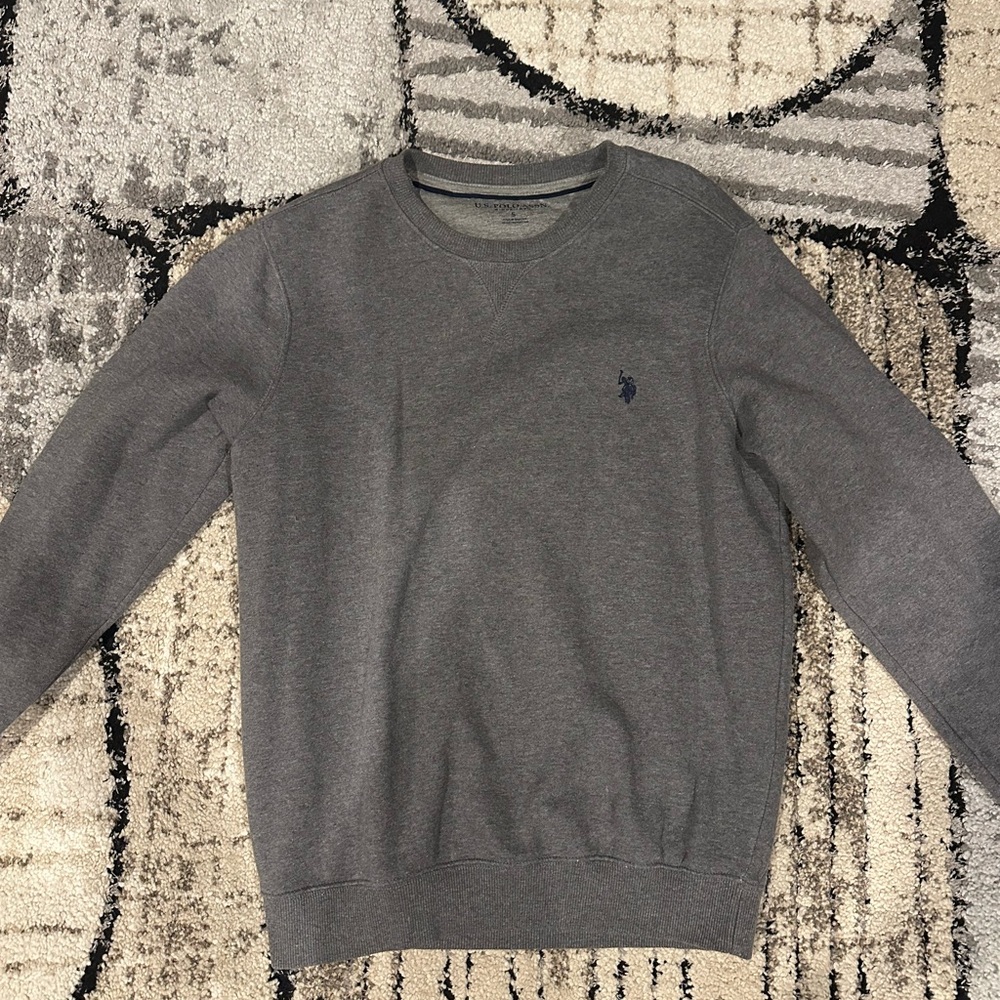 U.S. Polo Assn. Dark Gray Crewneck Sweater